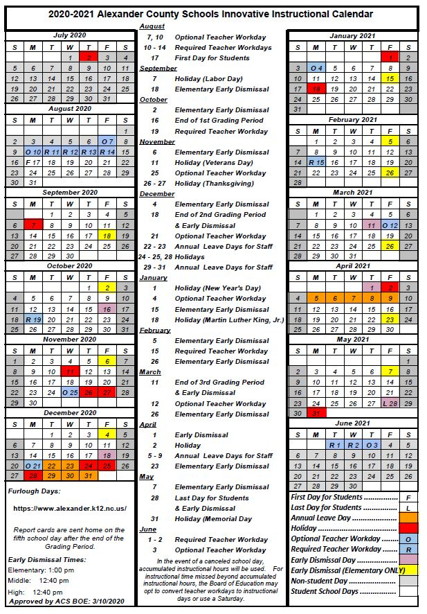 Catawba County Schools Calendar 2022 2022