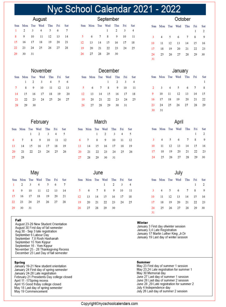 Central Islip School District Calendar Printable Calendar 2020 2021