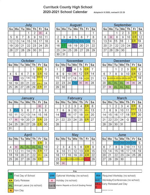Currituck County Schools Calendar 2024