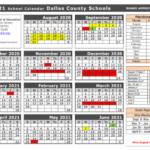 Dallas County Schools Calendar 2021 And 2022