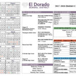 Don t Miss A Thing 2017 18 School Calendar El Dorado School District