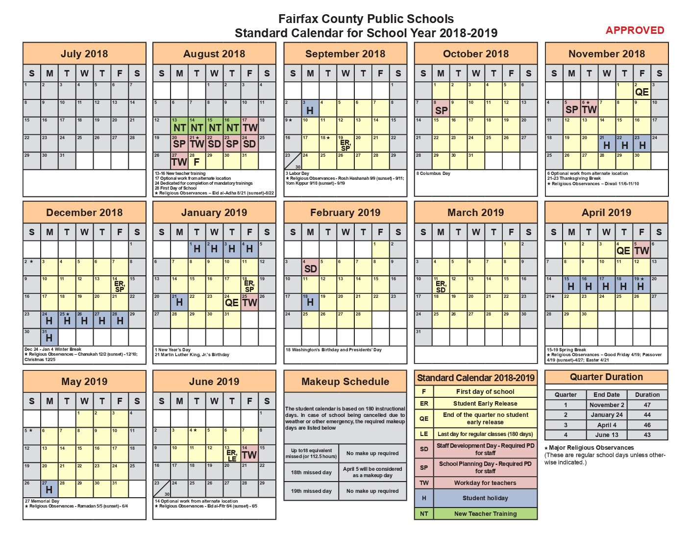 Fairfax County Public Schools Calendar 2024 Schoolcalendars