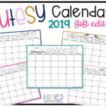 Get This FREEBIE Kids Calendar Inspired Elementary Teacher