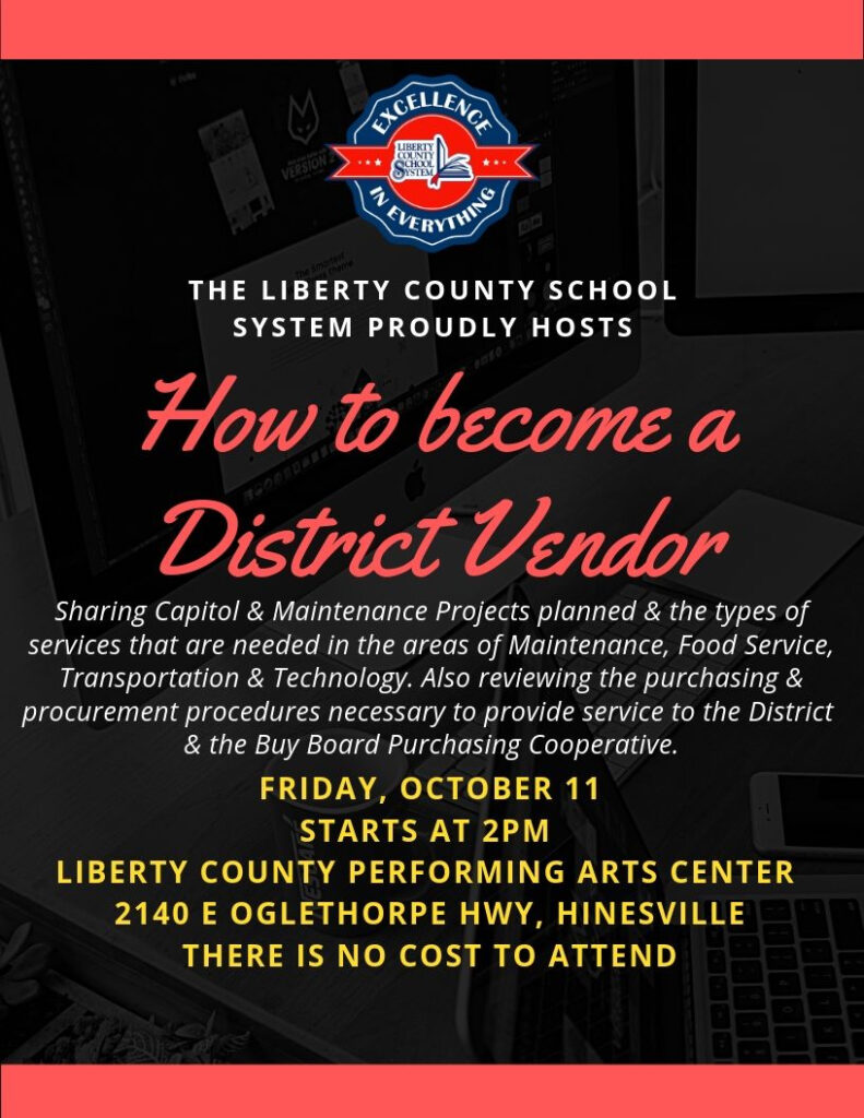 How To Become A District Vendor Liberty County