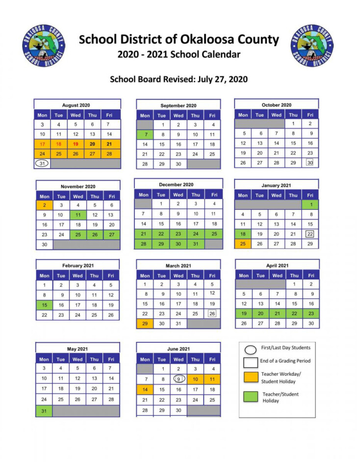 Howard County Public School Calendar 2020 2021 Printable Calendars 2021