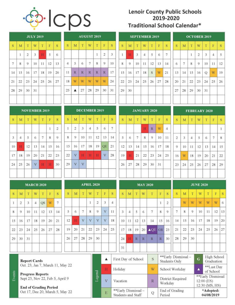 LCPS Calendar Approved For Next School Year To Give Students Earlier 