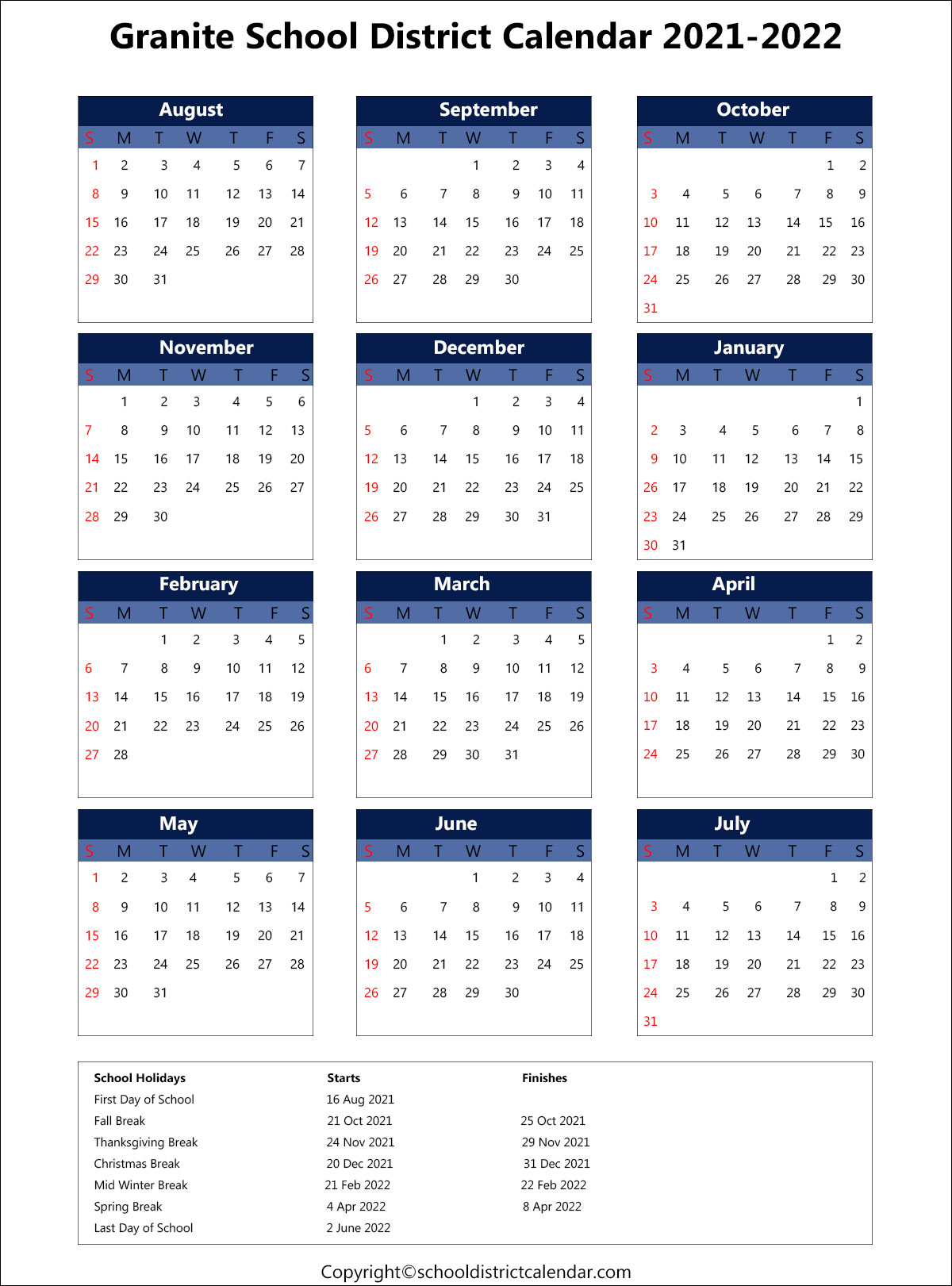 Lee County Schools Calendar 2022 23 July Calendar 2022