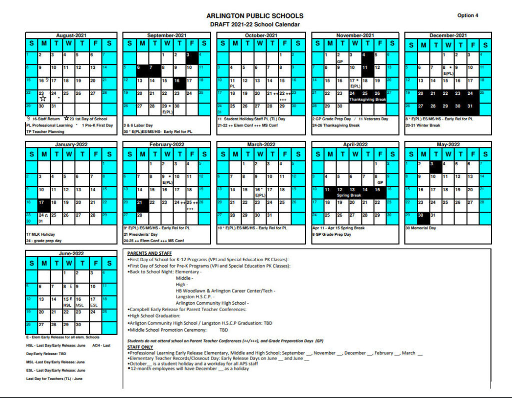 Loudon County Schools Calendar 2022 Calendar With Holidays