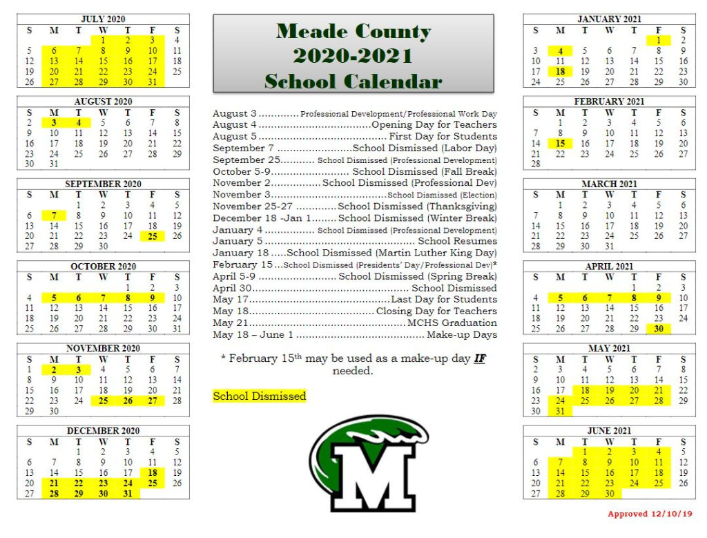 Madison County Ky School Calender Printable Calendar 2021 2022