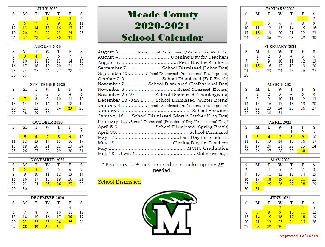 Meade County Schools Calendar 2024 Schoolcalendars