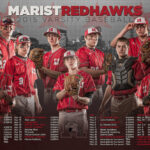 Marist High School Baseball Team Schedule Poster Chicago IL Chris W