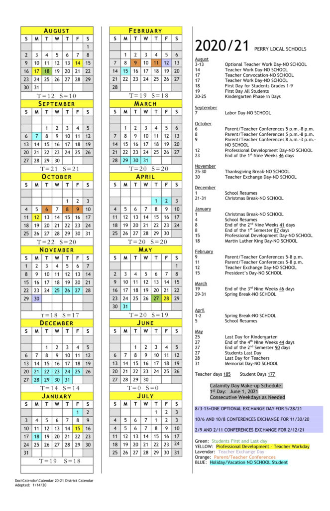Moon Area School District Calendar 2020 2021 Printable Calendars 2021