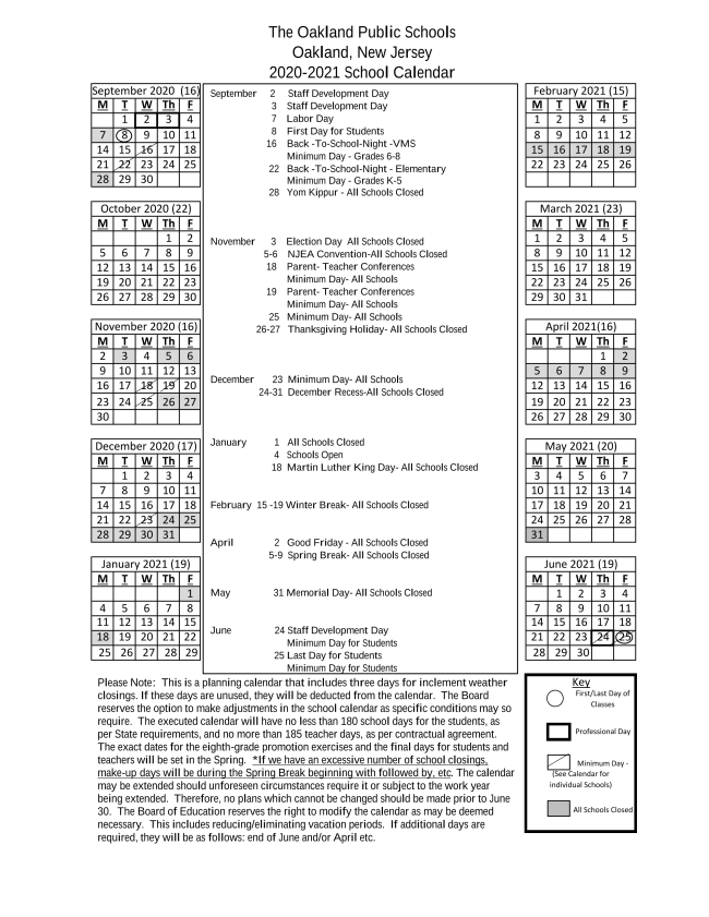 Oakland Unified School District Calendar 2022 2024