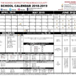 Palm Beach School Calendar 2019 Qualads