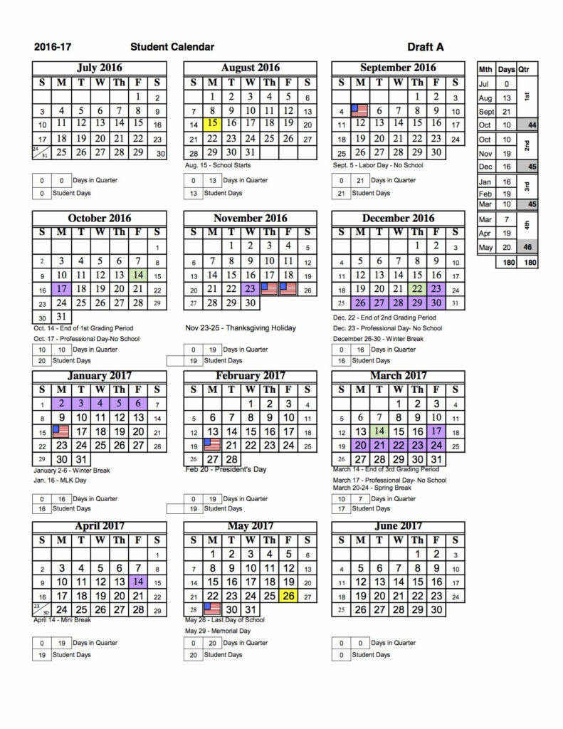 Pasco County School Calendar 2020 2021 Printable Calendars 2021