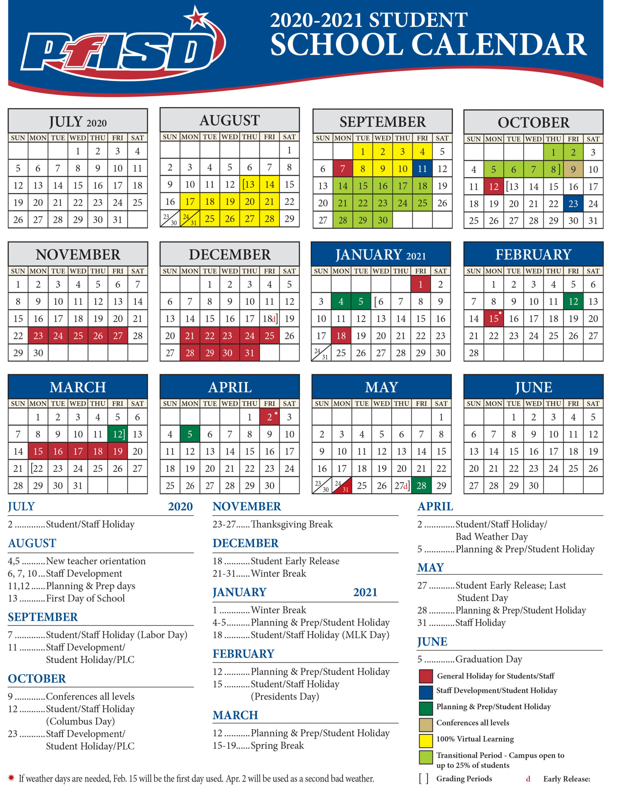 Kimberly School District Calendar 202221 2023
