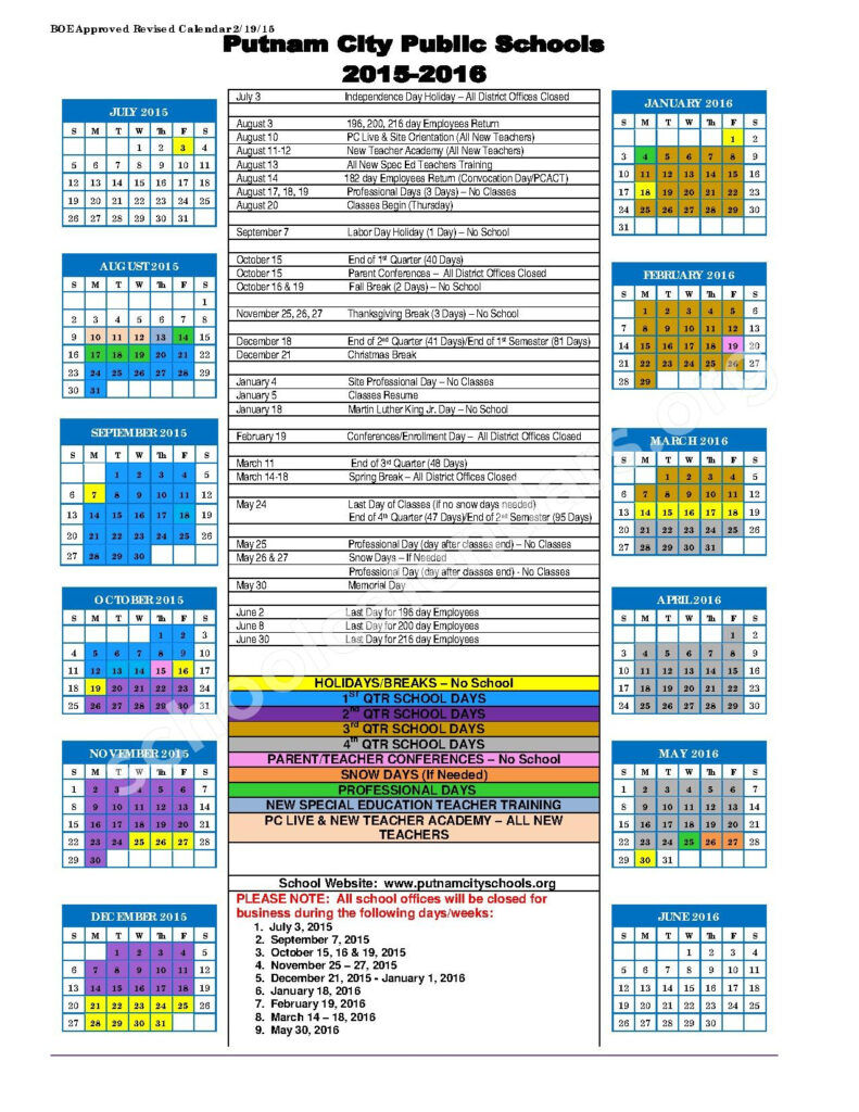 Putnam Schools 2022 2023 Calendar December Calendar 2022
