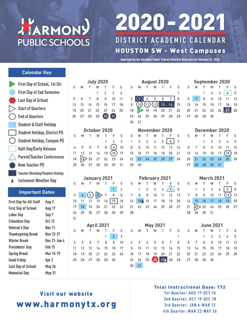 Sam Houston Academic Calendar Printable Calendar 2020 2021