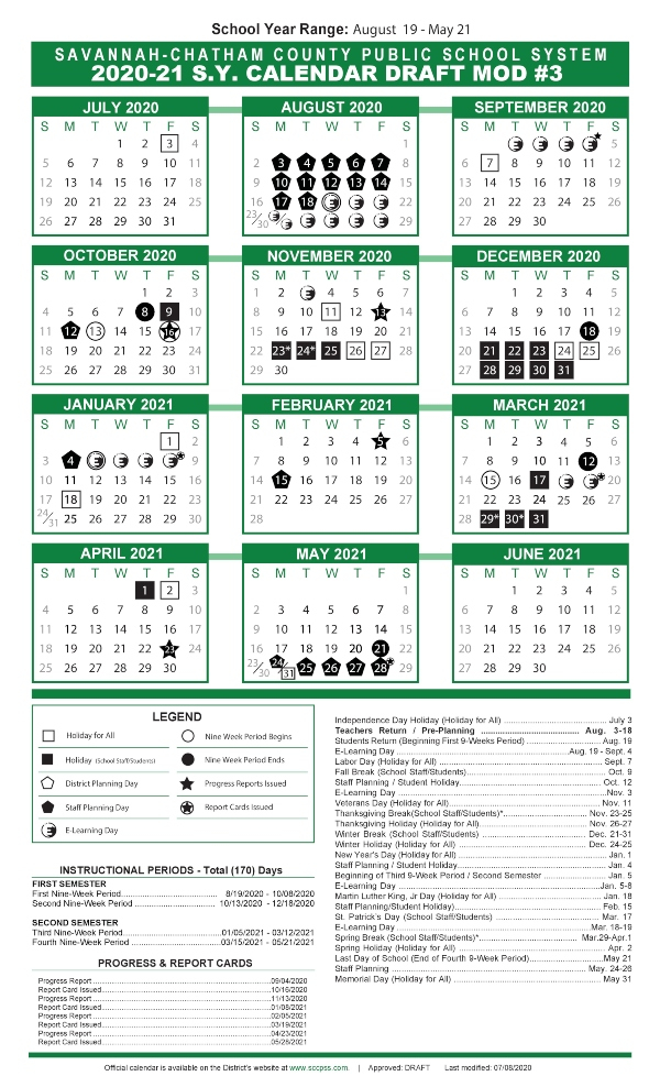 Savannah Chatham County Schools Calendar 2023