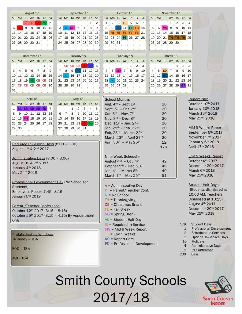 School Board Approves 2017 2018 School Calendar School Calendar 