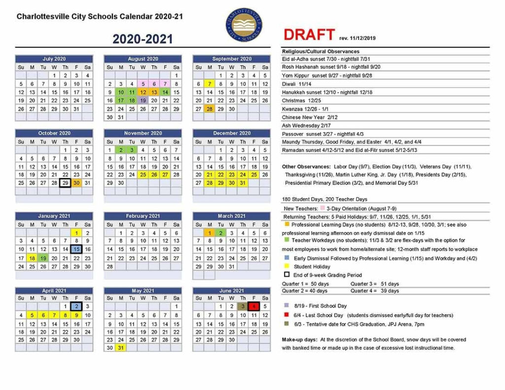 School Calendar Albemarle County Avnitasoni
