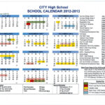 School Calendar Approved For 2012 13 A Charter High School