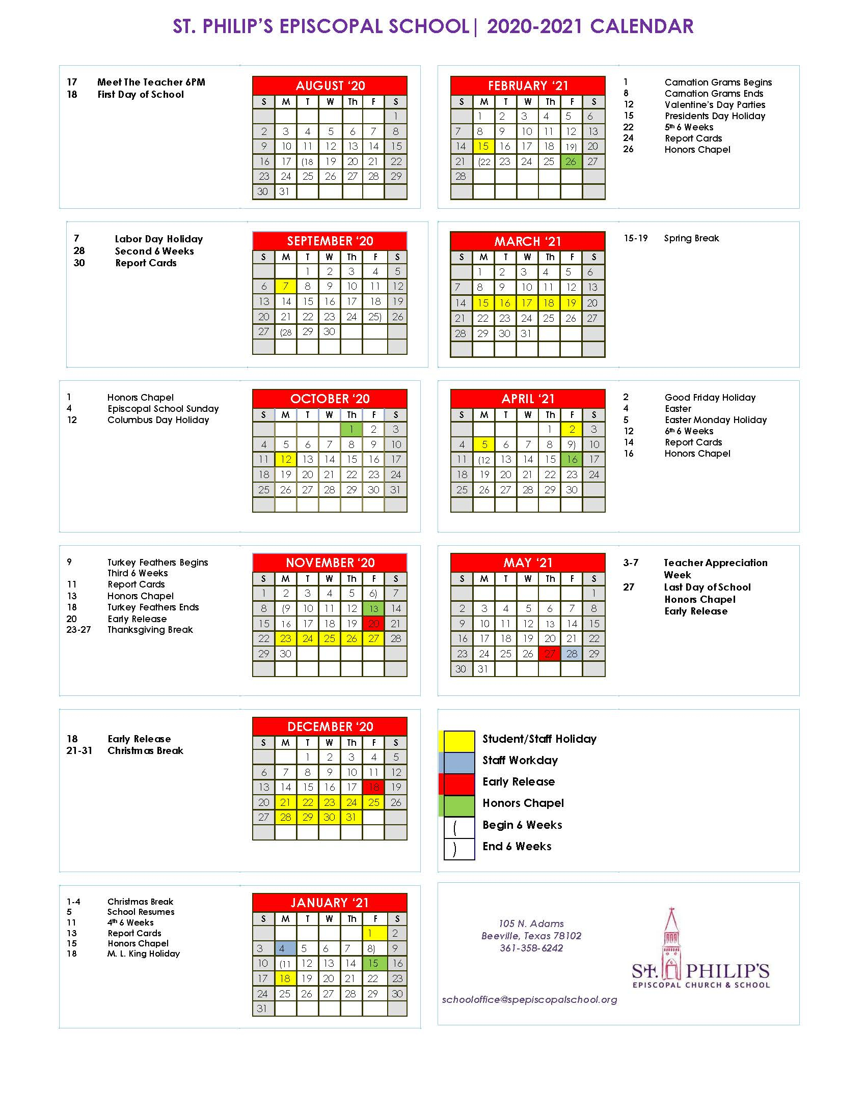 232nd Place Elementary School Calendar 2023