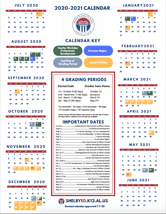 Shelby County School Calendar 2022 2023 - Schoolcalendars.net