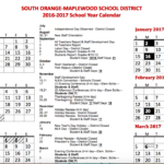 South Orange Maplewood BOE Adopts 2016 17 School Calendar The