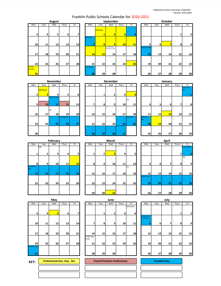 Springfield Ma Public Schools Calendar 2021 2022 United States Map