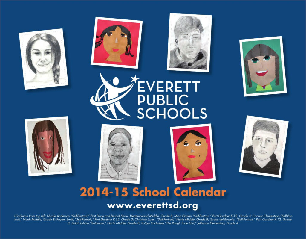 Student Art Calendar 2014 15 By Everett Public Schools Issuu