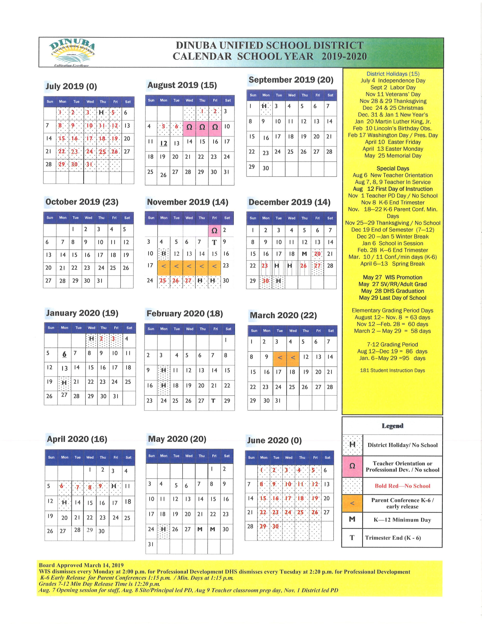 Gilbert Elementary School Calendar 2023 - Schoolcalendars.net