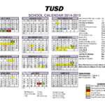 2014 2015 TUSD Calendar Vesey Elementary School Tucson AZ