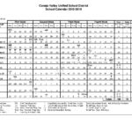 2015 2016 School Calendar Conejo Valley Unified School District