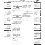 2016 2017 School Year Calendar Lawrence Central High School