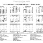 2017 2018 District Calendar Glendale Unified School District