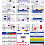 2017 2018 TISD Professional Calendar Temple Independent School