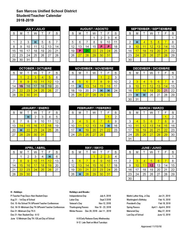 2018 School Calendar Japan 2021 