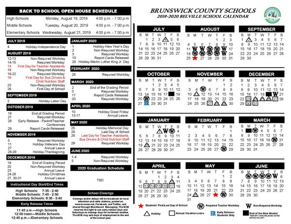 2019 2020 School Calendars Now Available