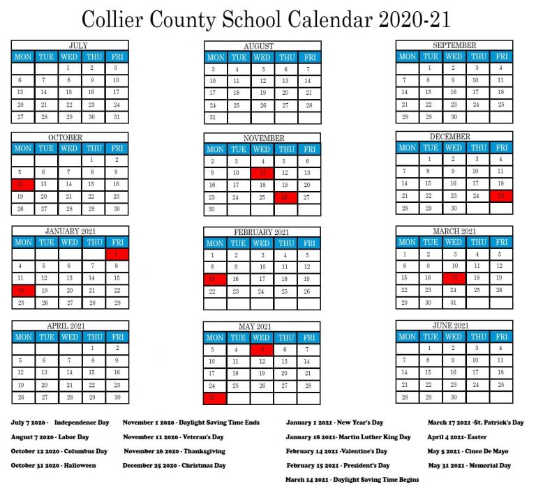 Collier County Public School Calendar 2023 Schoolcalendars net