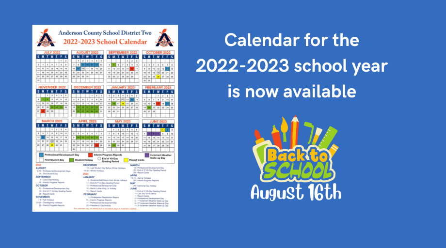 2022 2023 District Calendar Belton Elementary School