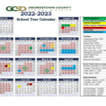 2022 2023 GCSD School Year Calendar Georgetown County School District