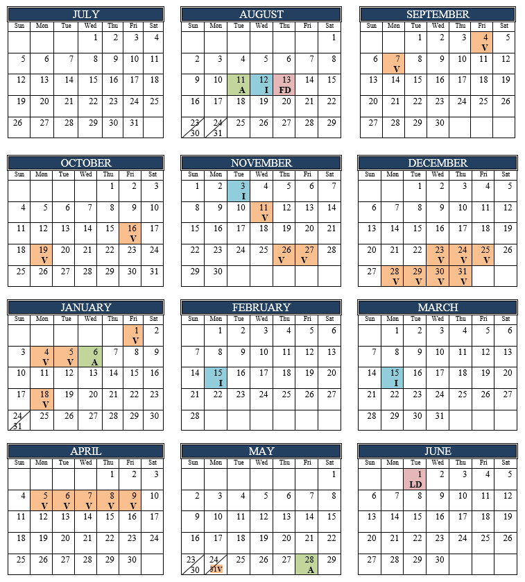 2022 Williamson County School Calendar 2022 Schoolcalendars