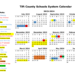 2023 2024 Calendar Approved By Board Of Education Tift County Schools