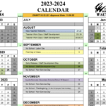 2023 2024 School Year Calendar Approved Waukesha West High School