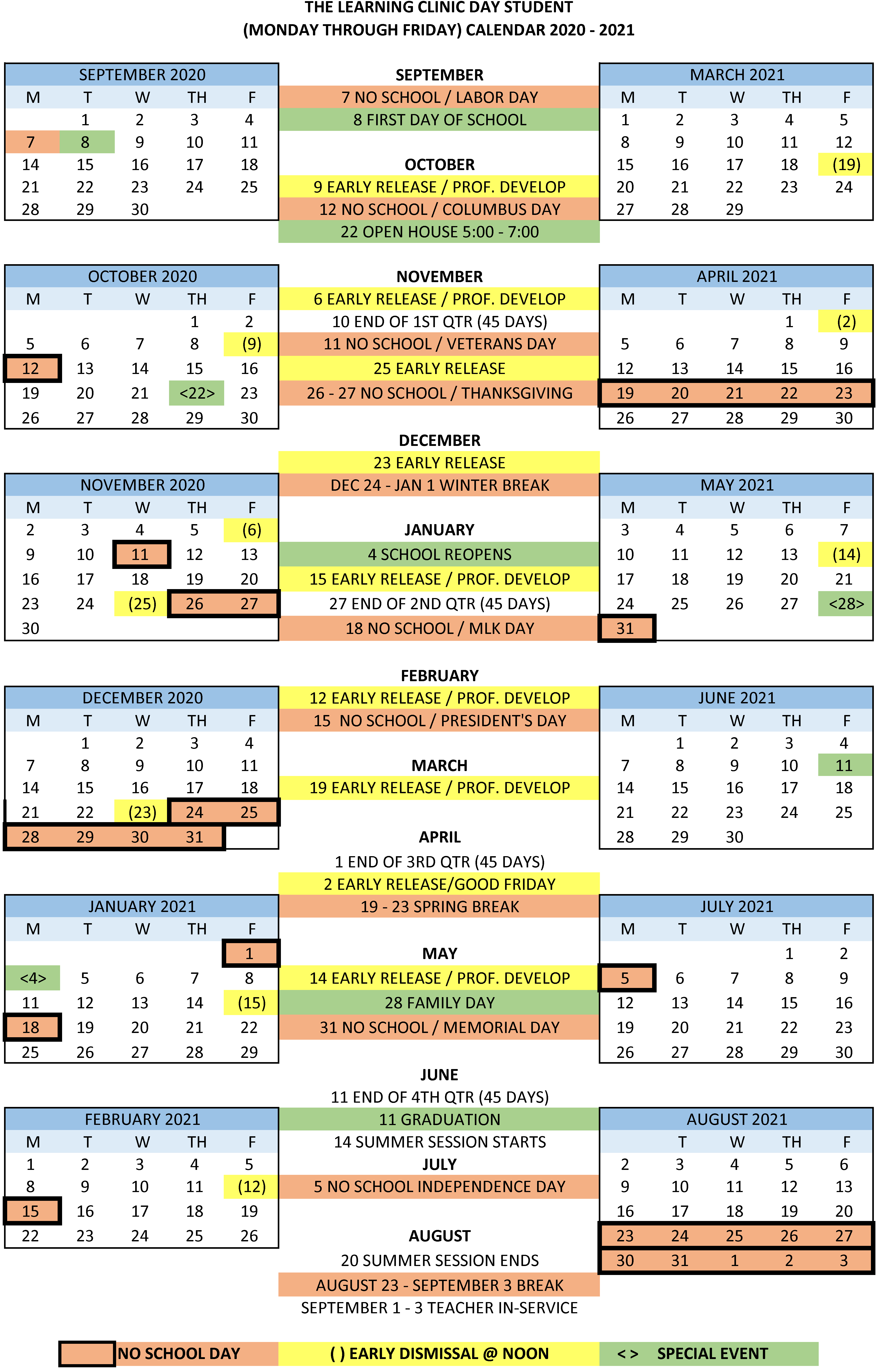 Academic Calendar Chamberlain 2021 Https www accalendar17