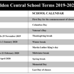 Alden Central School Terms 2019 2020 NYC School Calendar