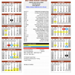 Approved 2021 2022 School Calendar Nedrose Public School