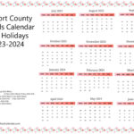 Beaufort County Schools Calendar With Holidays 2023 2024