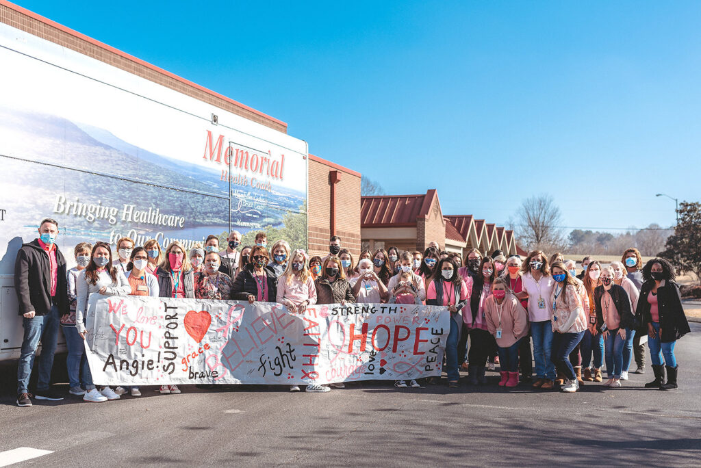 Blythe Bower Elementary Pink Out The Cleveland Daily Banner